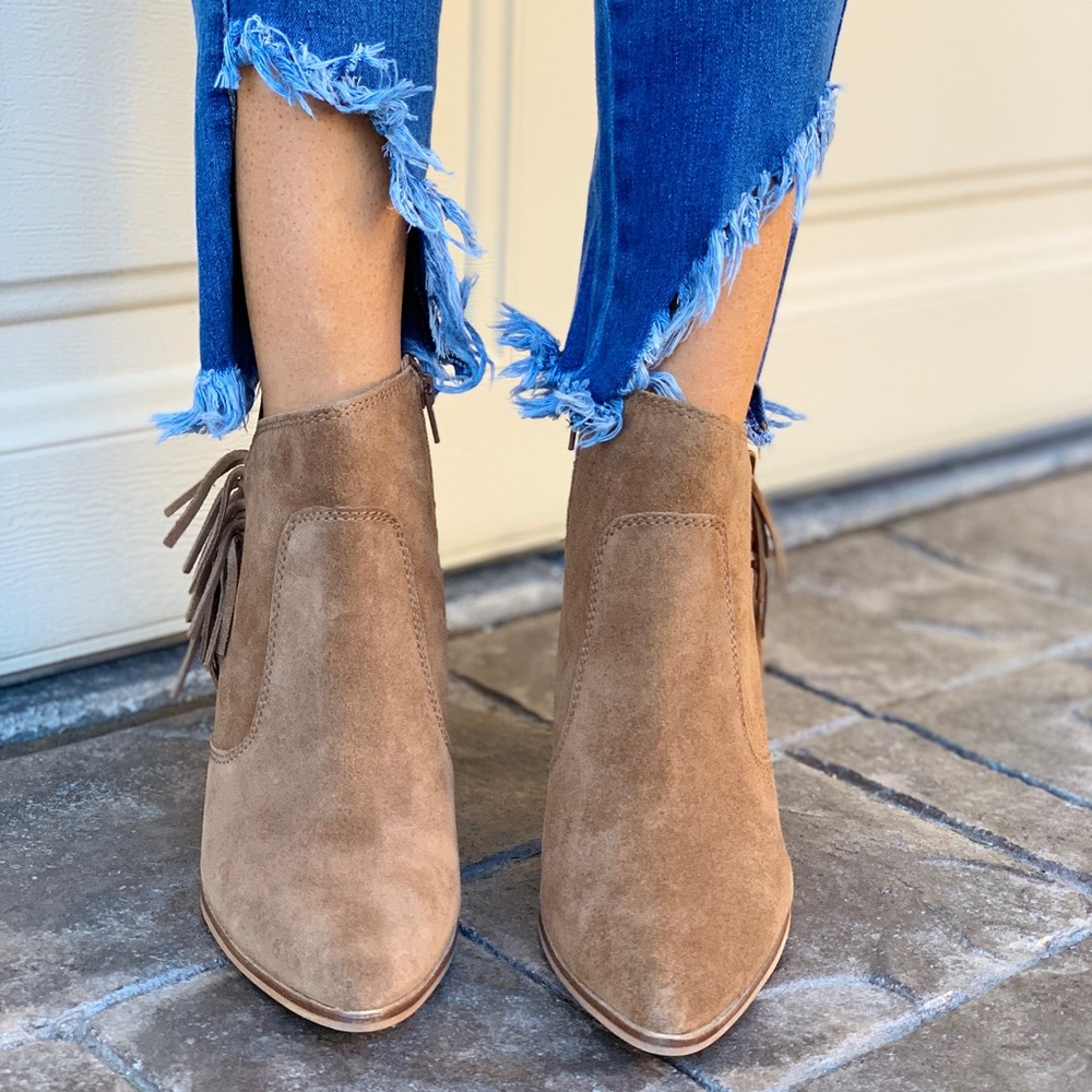 Whistler Cognac Genuine Suede Tassel Boot - Picture 4 of 8